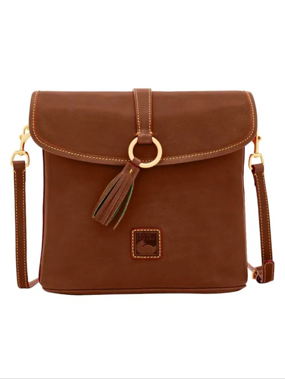 Dooney & Bourke Florentine Large Dottie Crossbody  Chestnut